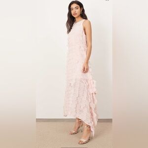 ARRANGE laser cut drop waist dress